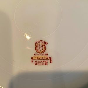 Noritake Camilla China-4 Dinner Plates, 4 Bread & Butter Plates, 4 Soup Bowls